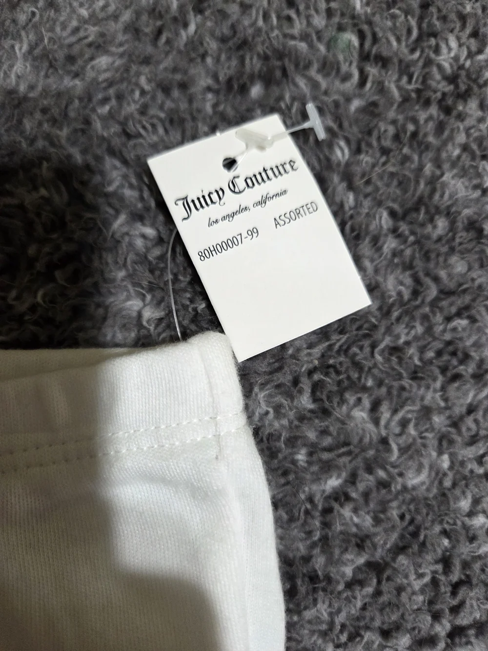 Juicy Couture White Kids Leggings - Cozy Lounge Pants